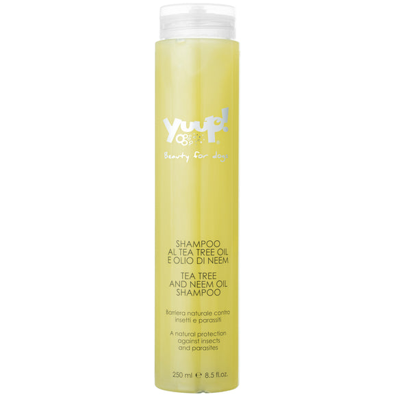 Yuup! Home Tea Tree and Neem Oil Shampoo – Purifying Formula, 250ml Bottle