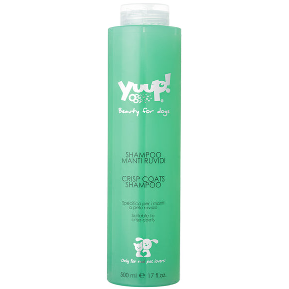 Yuup! Home Crisp Coat Shampoo – Gentle Formula for Hard and Coarse Coats, 500ml Bottle