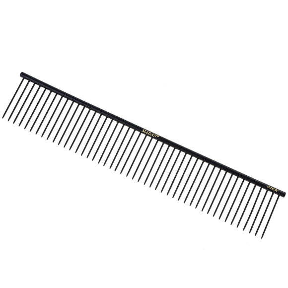 Madan Professional Poodle Comb 28cm – Large Solid Antistatic Grooming Comb with Wide Teeth and Long Needles