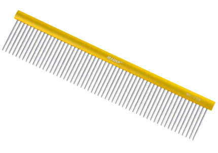 Madan Professional Light Comb 23cm – Large Aluminum Handle, Medium Tooth Spacing, 35mm Pins