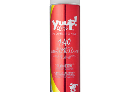 Yuup! Professional Ultra Degreasing Shampoo – Deep Cleansing Concentrate, 1:40 Formula, 250ml