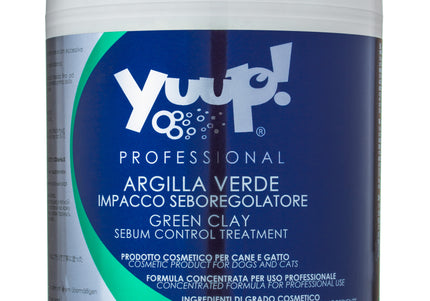 Yuup! Professional Green Clay Serum 800g – Purifying Formula with Natural Minerals, Controls Excess Sebum