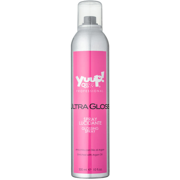 Yuup! Professional Ultra Gloss Coat Shine Spray 300ml – Argan Oil, Salon-Quality Finish