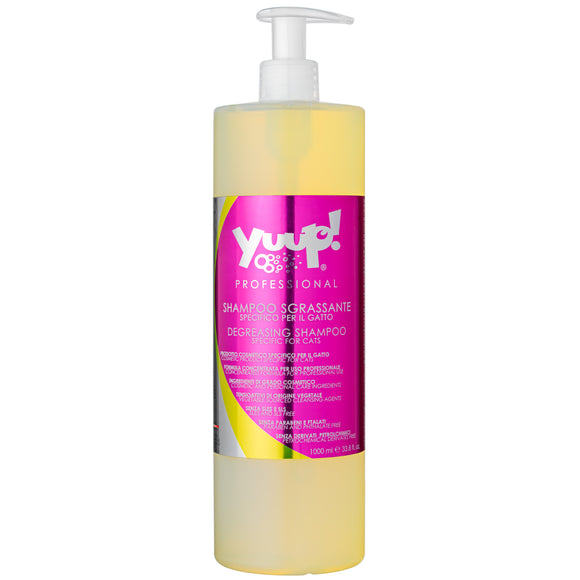Yuup! Professional Cat Degreasing Shampoo – Deep Cleansing Concentrate, 1:20 Dilution, 1L Bottle