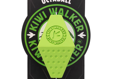 Kiwi Walker Let’s Play Octaball – Geometric Treat Dispensing Toy, Large Size, Blue