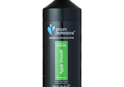 Groom Professional Apple Smooth Shampoo – Concentrated 1:10 Formula, 1L, All Coat Types