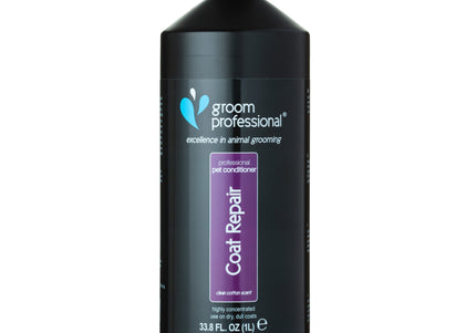 Groom Professional Coat Repair Conditioner – Concentrated Rebuilding Formula for Dry and Damaged Coats, 1L