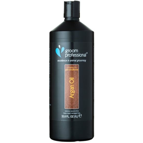 Groom Professional Argan Oil Conditioner – Intense Moisture Concentrate, 1:10 Dilution, 1L Bottle