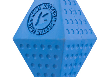 Kiwi Walker Let’s Play Octaball – Geometric Treat Dispensing Toy, Large Size, Blue