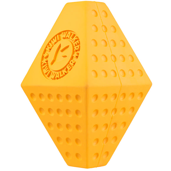 Kiwi Walker Let’s Play Octaball – Geometric Treat Dispensing Toy, Large Size, Blue