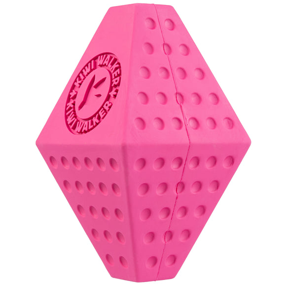 Kiwi Walker Let’s Play Octaball – Geometric Treat Dispensing Toy, Large Size, Blue