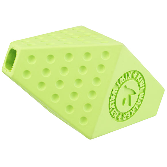 Kiwi Walker Let’s Play Octaball – Geometric Treat Dispensing Toy, Large Size, Blue