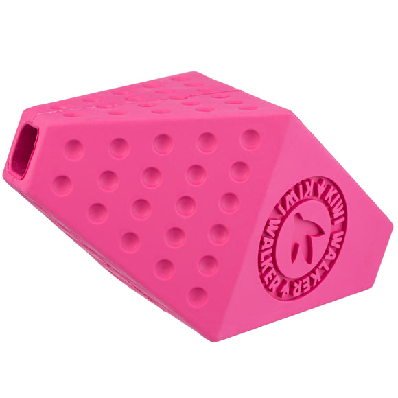 Kiwi Walker Let’s Play Octaball – Geometric Treat Dispensing Toy, Large Size, Blue