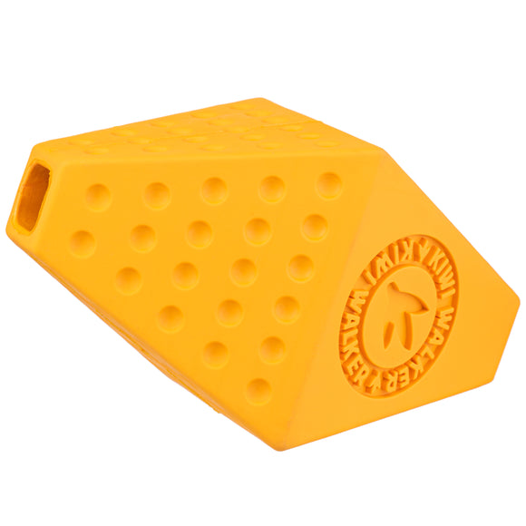 Kiwi Walker Let’s Play Octaball – Geometric Treat Dispensing Toy, Large Size, Blue