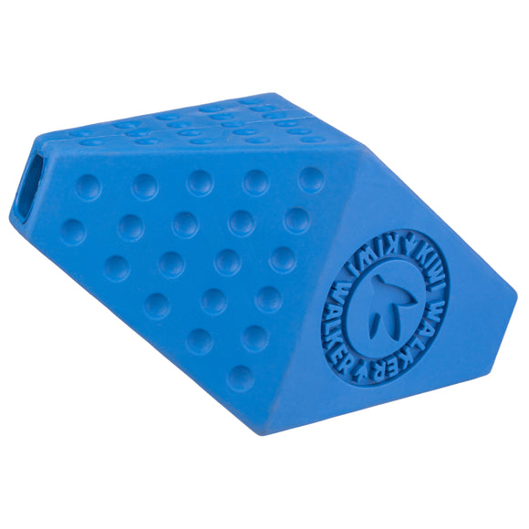 Kiwi Walker Let’s Play Octaball – Geometric Treat Dispensing Toy, Large Size, Blue