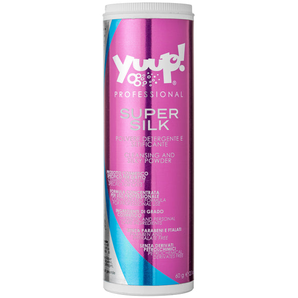Yuup! Professional Cat Super Silk Mineral Powder – Lightweight Formula, Eases Combing and Controls Oil
