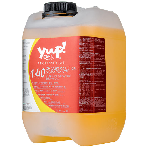 Yuup! Professional Ultra Degreasing Shampoo – Deep Cleansing Concentrate, 1:40 Formula, 250ml