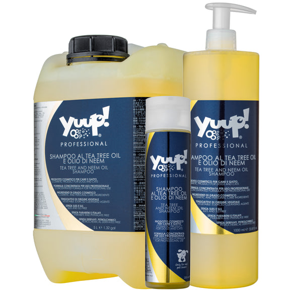 Yuup! Professional Tea Tree and Neem Oil Shampoo – Concentrated 1:20 Formula, 10L, Natural Insect Repellent
