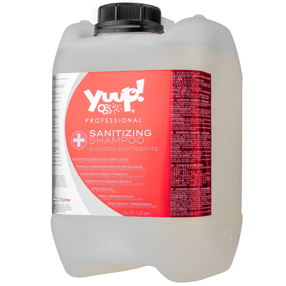 Yuup! Professional Sanitizing Shampoo – Antiseptic Concentrate, Disinfectant Formula, 5L Bottle