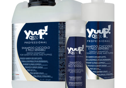 Yuup! Professional Gentle Shampoo – Hypoallergenic Concentrate 1:20, Mild Formula for Sensitive Skin, 10L