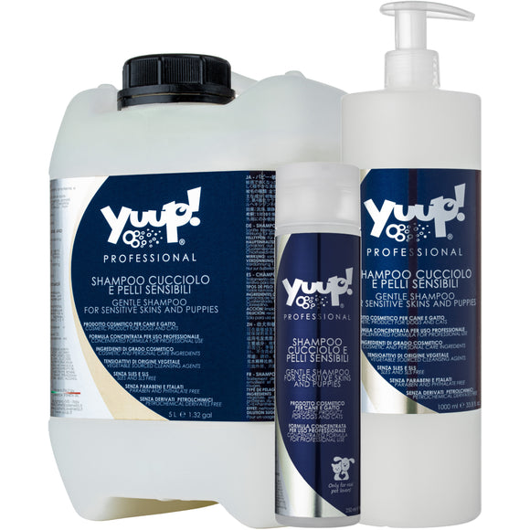 Yuup! Professional Gentle Shampoo – Hypoallergenic Concentrate 1:20, Mild Formula for Sensitive Skin, 10L