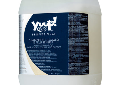 Yuup! Professional Gentle Shampoo – Hypoallergenic Concentrated Formula, Sensitive Skin, 5L