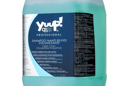 Yuup! Professional Crisp Coat & Volumizing Shampoo – Concentrated Formula, Enhances Texture and Volume, 5L