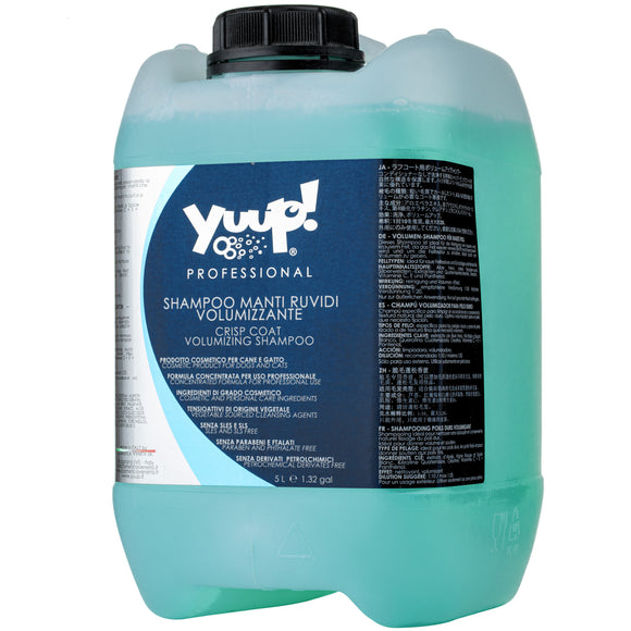 Yuup! Professional Crisp Coat & Volumizing Shampoo – Concentrated Formula, Enhances Texture and Volume, 5L
