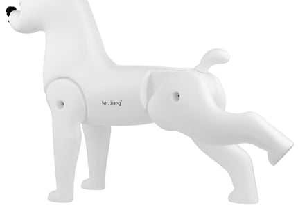 Mr. Jiang Bichon Model Dog – Realistic Training Dummy, Fur-Free Lightweight Design