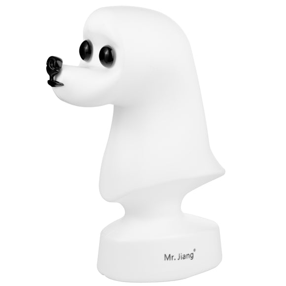 Mr. Jiang Bichon Model Dog Head – Realistic Grooming Mannequin Bust, Durable Construction