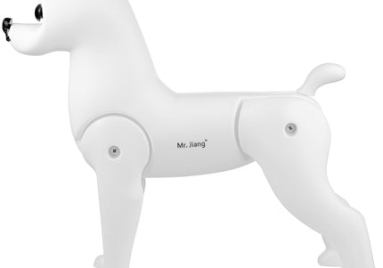 Mr. Jiang Bichon Model Dog – Realistic Training Dummy, Fur-Free Lightweight Design