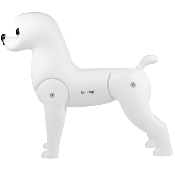 Mr. Jiang Bichon Model Dog – Realistic Training Dummy, Fur-Free Lightweight Design