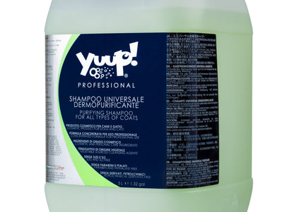 Yuup! Professional Purifying Shampoo – Universal Concentrate 1:20, Deep Cleansing Formula, 5L