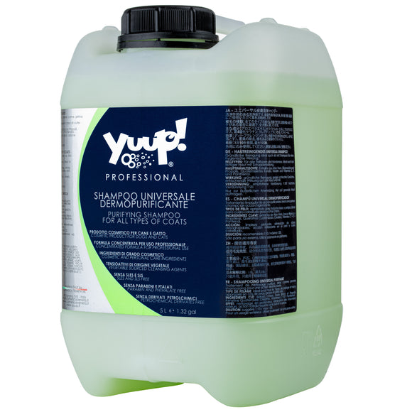 Yuup! Professional Purifying Shampoo – Universal Concentrate 1:20, Deep Cleansing Formula, 5L