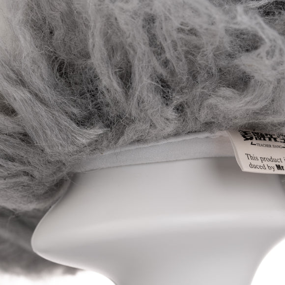 Mr. Jiang Teddy Head Replacement Hair – Gray with White Muzzle, Realistic Texture