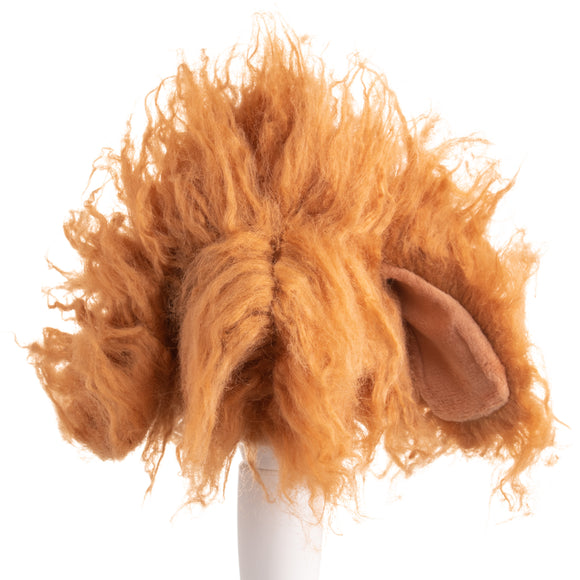 Mr. Jiang Teddy Head Replacement Hair – Brown Synthetic Fur, Realistic Texture, Easy to Attach