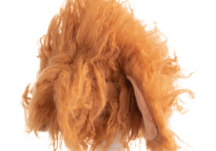 Mr. Jiang Teddy Head Replacement Hair – Brown Synthetic Fur, Realistic Texture, Easy to Attach