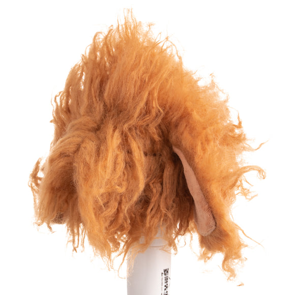 Mr. Jiang Teddy Head Replacement Hair – Brown Synthetic Fur, Realistic Texture, Easy to Attach