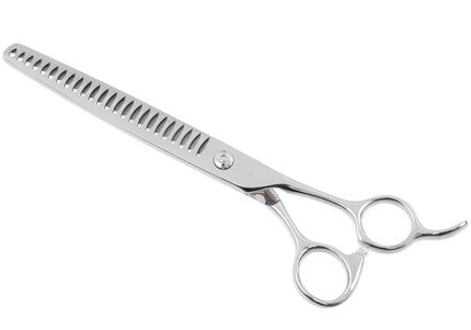 Jargem Grooming Chunkers 7.5" – Single-Sided Thinning Scissors, 24 Teeth, Handy Design
