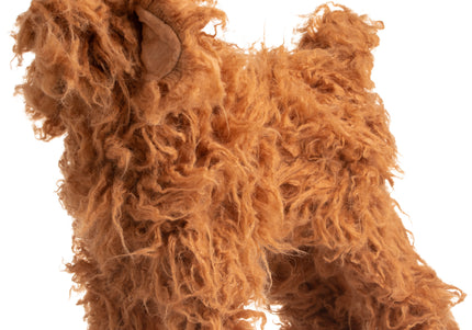 Mr. Jiang Teddy Full Body Replacement Hair – Brown Synthetic Coat, Realistic Texture
