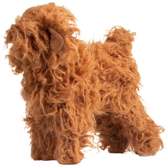 Mr. Jiang Teddy Full Body Replacement Hair – Brown Synthetic Coat, Realistic Texture