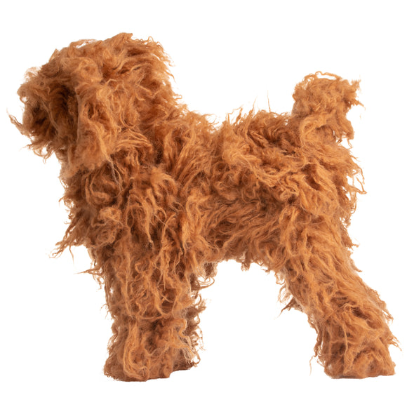 Mr. Jiang Teddy Full Body Replacement Hair – Brown Synthetic Coat, Realistic Texture