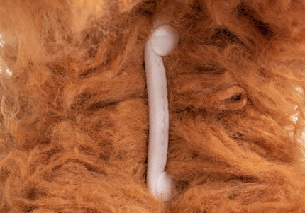 Mr. Jiang Teddy Full Body Replacement Hair – Brown Synthetic Coat, Realistic Texture