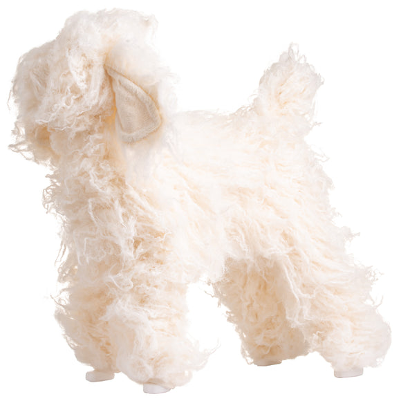 Mr. Jiang Teddy Full Body Replacement Hair – Cream Synthetic Coat for Grooming Mannequin