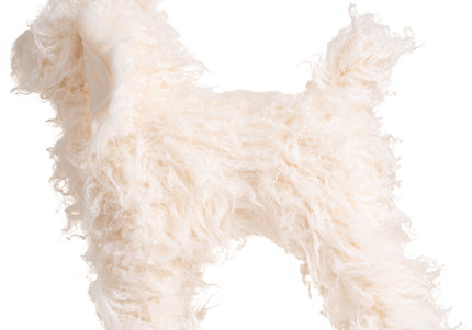 Mr. Jiang Teddy Full Body Replacement Hair – Cream Synthetic Coat for Grooming Mannequin