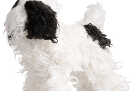 Mr. Jiang Teddy Full Body Replacement Hair – Realistic Black and White Mannequin Coat