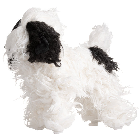 Mr. Jiang Teddy Full Body Replacement Hair – Realistic Black and White Mannequin Coat