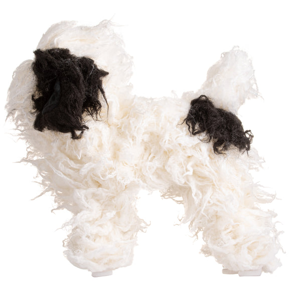 Mr. Jiang Teddy Full Body Replacement Hair – Realistic Black and White Mannequin Coat