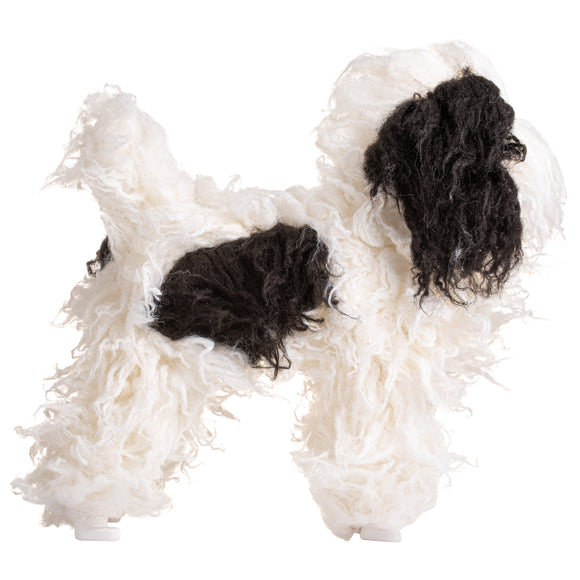 Mr. Jiang Teddy Full Body Replacement Hair – Realistic Black and White Mannequin Coat