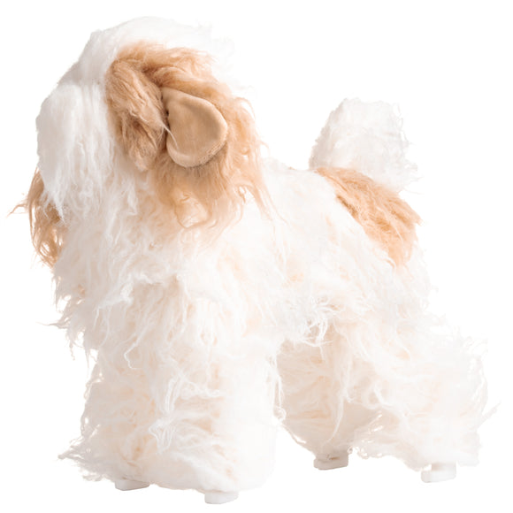 Mr. Jiang Teddy Full Body Replacement Hair – Realistic Beige and White Mannequin Coat